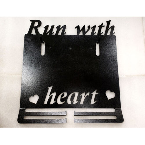 Run With Heart Medal Hanger