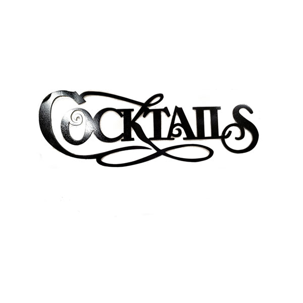 Cocktails - Metal Art Decor